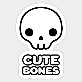 Cute skull Sticker